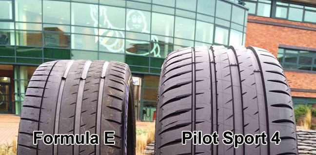 Michelin Pilot Sport 4 ile Formula E karşılaştırması