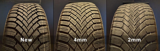 yeni lastik aşınma performansı: 4 mm ve 2 mm karşılaştırması