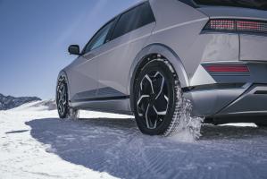 Hankook iON Winter fitted to an EV